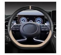 Coprivolante Auto Coprivolante In Pelle PU Per Tucson 2021 2022 NX4 Per Elantra 2020 Per Sonata 10th 2020 2021 2022 Copertura Volante(BEIGE D)