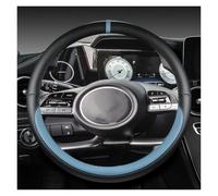Coprivolante Auto Coprivolante In Pelle PU Per Tucson 2021 2022 NX4 Per Elantra 2020 Per Sonata 10th 2020 2021 2022 Copertura Volante(BLUE O)