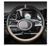 Coprivolante Auto Coprivolante In Pelle PU Per Tucson 2021 2022 NX4 Per Elantra 2020 Per Sonata 10th 2020 2021 2022 Copertura Volante(BEIGE O)