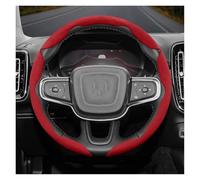 Coprivolante Auto Coprivolante In Pelle Scamosciata Con Chiusura A Scatto Per Volvo V40 V70 C30 S60 S40 Ex30 XC90 XC60 Fh XC70 S90 XC40 Fm S80 V90 Copertura Volante(Red 3-p)