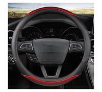 Coprivolante Auto Coprivolante Per Auto 38 Cm Per Ford Per EcoSport Per Escape Per Kuga Per Expedition EL Copertura Volante(RED O)