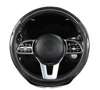 Coprivolante Auto Coprivolante Per Auto Con Venature Del Legno Di Pesca, Antiscivolo, Per Tutte Le Stagioni, Adatto Per Volanti Da 14,5-15 Pollici Copri Volante(Black)