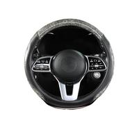 Coprivolante Auto Coprivolante Per Auto Con Venature Del Legno Di Pesca, Antiscivolo, Per Tutte Le Stagioni, Adatto Per Volanti Da 14,5-15 Pollici Copri Volante(Gray)