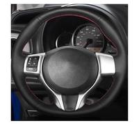 Coprivolante Auto Coprivolante Per Auto, Cucito A Mano Morbido, Per Toyota Per Yaris Per Verso S Per Vitz Per Ractis Avvolgimento Volante(Red Thread)