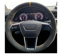 Coprivolante Auto Coprivolante Per Auto In Morbida Pelle Scamosciata Per A6 (C8) Per Avant Per Allroad 2018-2019 Per A7 (K8) 2018-2019 Per S7 2019(Green Thread)