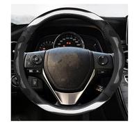 Coprivolante Auto Coprivolante Per Auto In Pelle 38 Cm Per Toyota Per Camry Per Corolla Per Harrier Per Fortuner Per Yaris Copertura Volante(BIANCO)