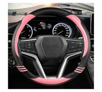 Coprivolante Auto Coprivolante Per Auto In Pelle E Fibra Di Carbonio Per Isuzu Per D-MAX 2013-2018 Per Mu-X 2013-2018 Per D-Max Per MU-X III 2020-2023(PINK)