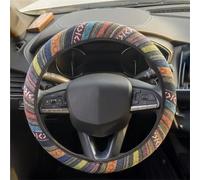 Coprivolante Auto Coprivolante Per Auto In Tessuto Grezzo Vecchio Stile Etnico 1 Pezzo Adatto A Tutti I Modelli Di Auto Tutto L'anno(Yellow)