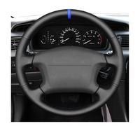 Coprivolante Auto Coprivolante Per Auto Per Toyota Per 4Runner Per Camry Per Corolla Per Sienna Per Tundra 1998-2003 Fai Te In Pelle Sintetica Nera(Gray Thread)