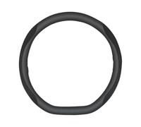 coprivolante auto Coprivolante Per Auto Quadrato Universale Ultrasottile Quattro Stagioni Comodo Volante Traspirante Assorbente Antiscivolo(Quadrato nero)
