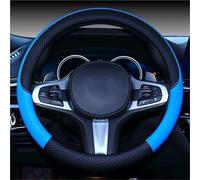 Coprivolante Auto Coprivolante Universale In Pelle PU Per Skoda Per Fabia Per Octavia Per Rapid Per Superb Per Kodiaq Per Yeti Volante Cover(Nero Blu)