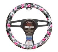 Coprivolante Auto Universale Motivo Floreale Diametro 37-39cm Simoni Racing