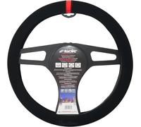 Coprivolante Auto Universale Carrera Look Red Diametro 37-39cm Simoni Racing