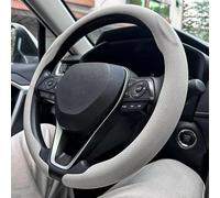 Coprivolante Auto Dimensioni Dello Sterzo 36-38 Cm Protezione Universale Antiscivolo Traspirante Copriruota Auto Copri Volante(White)