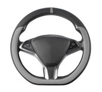 Coprivolante Auto Forma a D in Pelle Microfibra Copri Volante Sportiva