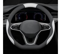 Coprivolante Auto in Pelle per Dacia Dokker/Duster Van/Jogger Extreme/Lodgy Stepway/Logan 2000-2024, Copertura di Volante Antiscivolo Traspirante Copristerzo Accessori Auto Interno