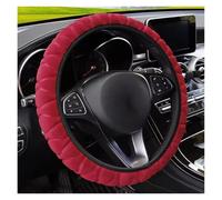 coprivolante auto Morbido Caldo Peluche Strutturato Antiscivolo Coprivolante Per Suzuki Per Swift Per Samurai Per Vitara SX4(1 pezzo rosso)