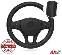 Coprivolante Auto Nero Ecopelle Buono Impugnatura Premium Qualità 14.5 " - 15 "
