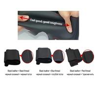 Coprivolante Auto Per A1 8X A3 8V A4 B8 A5 8T A6 C7 A7 A8 Coprivolante Per Auto In Pelle Microfibra Traforata Antiscivolo Copri Volante per Auto(Grey)