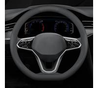 Coprivolante Auto per Alfa Romeo Spider GTV (Type 916) 1994-2006, Copri Volante Forma Copri Sterzo in Pelle PU Sterzo Traspirante e Antiscivolo Accessori,D-Shape-Black