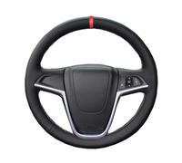 Coprivolante Auto Per Astra 2010-2015 Per Ampera 2012-2015 Per Meriva 2010-2017 Per Zafira Per Tourer Per GTC Nero copertura del volante dell'automobile
