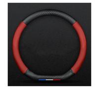Coprivolante Auto Per Benz Per GLE 350 450 Coupé Coprivolante Per Auto Speciale Modello Installazione A Mani Libere Copri Pomello Del Cambio Per Automobile((Red D-shaped) carbon fiber)