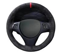 Coprivolante Auto Per BMW E81 E90 Pack Sport M3 E91 E92 E93 E87 E82 E88 X1 E84 Coprivolante Per Auto In Pelle Scamosciata(Light Blue Thread)