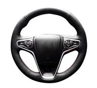 Coprivolante Auto Per Buick Per Regal Coprivolante in pelle artificiale Coprivolante per auto cucito a mano fai-da-te Coprivolanti(White Thread)