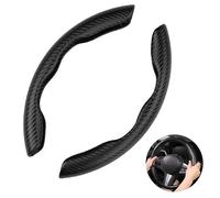 Coprivolante Auto per Chery dr 4.0 dr 5.0 dr 6.0 2020-2024, Coprivolante Antiscivolo Segmentato Copertura di Volante Volante Cover Volante Protettore,Blac-k