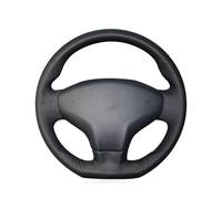 Coprivolante Auto Per Citroen C3 Per Picasso Per C-Elysee 2009-2019 Per Pe&ugeot 301 2013-2019 208 2012 Nero PU antiscivolo copertura del volante dell'automobile