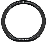 Coprivolante Auto per Citroen C4 SpaceTourer 2018-, Coprivolante Auto in Pelle Microfibra Traspirante e Antiscivolo Copri Volante