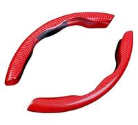 Coprivolante Auto Per Cupra Per Ateca Per Born Per ERacer Per Formentor Protezione Per Volante Segmentato Traspirante Antiscivolo Resistente All'usura(B-Red)