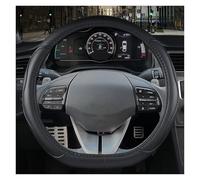 Coprivolante Auto Per Dacia Per Spring Per Sandero Per Stepway Per Crossover Per Sandero Accessori Auto Coprivolante Auto Copri Volante(Black Thread)