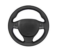 Coprivolante Auto Per F10 F11 F07 F12 F13 F06 F01 F02 M5 FAI DA TE Nero Artificiale DELL'UNITÀ di elaborazione Copertura del Volante Dell'automobile cucita a mano