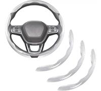 Coprivolante Auto per Ferrari 12Cilindri, Sportivo Unisex in Pelle Buona traspirabilità,3pcs A