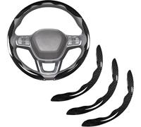 Coprivolante Auto per Ferrari 12Cilindri, Sportivo Unisex in Pelle Buona traspirabilità,3pcs B