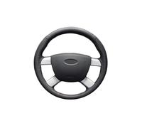 Coprivolante Auto Per Ford Per Kuga 2008-2011 Per Focus 2 2005-2011 Per C-MAX 2007-2010 Coprivolante In Similpelle Coprivolante Auto Fai Da Te Copri Volante(filo grigio)