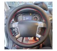 Coprivolante Auto Per Ford Per Mondeo 2007-2014 Per Galaxy 2006-2015 Per S-Max 2006-2014 Coprivolante Auto Copri Volante(Black Thread)