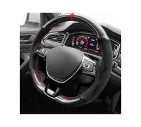 Coprivolante Auto Per Golf 7 Per Mk7 Per Up Per Polo Per Jetta Per Passat Per B8 Coprivolante Per Auto Treccia In Pelle Scamosciata Nera Copertura Volante Auto(Style 18)