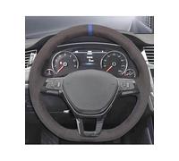Coprivolante Auto Per Golf 7 Per Mk7 Per Up Per Polo Per Jetta Per Passat Per B8 Coprivolante Per Auto Treccia In Pelle Scamosciata Nera Copertura Volante Auto(Style 7)