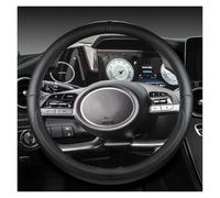 Coprivolante Auto Per Hyundai Per Tucson 2021 2022 NX4 Per Elantra 2020 Per Sonata 10th 2020 2021 2022 Coprivolante In Pelle PU Per Auto Accessori Per Auto(BLACK O)