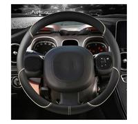 Coprivolante Auto per Jaguar F-PACE 2017-2026, Pelle Microfibra, Traspirante e Antiscivolo Copri Volante, Universale 37-38 cm, Accessori Auto Interno(Beige,O)