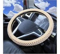 Coprivolante Auto per Jaguar XE XF XJ E-Pace F-Pace I-Pace Xel 2000-2023, Comfort Traspirante Antiscivolo Copri Volante Protezione Universale 38cm Copertura Interni Accessori,Beige