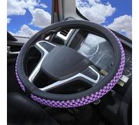 Coprivolante Auto per Jaguar XE XF XJ E-Pace F-Pace I-Pace Xel 2000-2023, Comfort Traspirante Antiscivolo Copri Volante Protezione Universale 38cm Copertura Interni Accessori,Purple