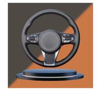 Coprivolante Auto Per Kia Per Sedona 2015-2019 Per Sorento 2015-2018 Auto Cucita A Mano In Pelle Microfibra Nera Volante Copertura Della Ruota Copri Volante per Auto(Light Bl)