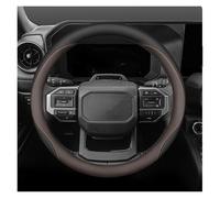 coprivolante auto Per Land Cruiser 250 Per Rankle 250 Trj250w Gdj250w 2024 Coprivolante Protettivo Antiscivolo(Marrone scuro)
