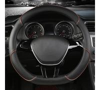 Coprivolante Auto per Land Rover Defender 90 110 130 2019 2020 2021-2024+, Traspirante Antiscivolo Elasticizzato In Fibra Di Carbonio Stile Sportivo Senza Anello Interno,D-Black Coffee