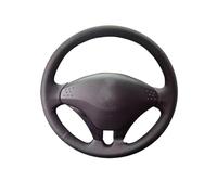 Coprivolante Auto Per Mitsubishi Per Pajero 2008 2009 2010 2011 V73 L200 Volante FAI DA TE Treccia Copertura Volante Dell'automobile Accessori Coprivolanti(Blue Thread)