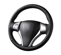 Coprivolante Auto Per Nissan Per Teana Per Altima 2013-2018 Per X-Trail Per Qashqai 2014-2018 Per Rogue 2014-2016 Per Pulsar 2015-2018 Coprivolante Auto In Pelle Coprivolanti(Gray Thread)