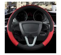 Coprivolante Auto Per Seat Per Ibiza 6L 6J 6P 6F KJ1 FR Coprivolante Per Auto In Pelle PU Antiscivolo 9 Colori Accessori Per Auto(O shape Red)